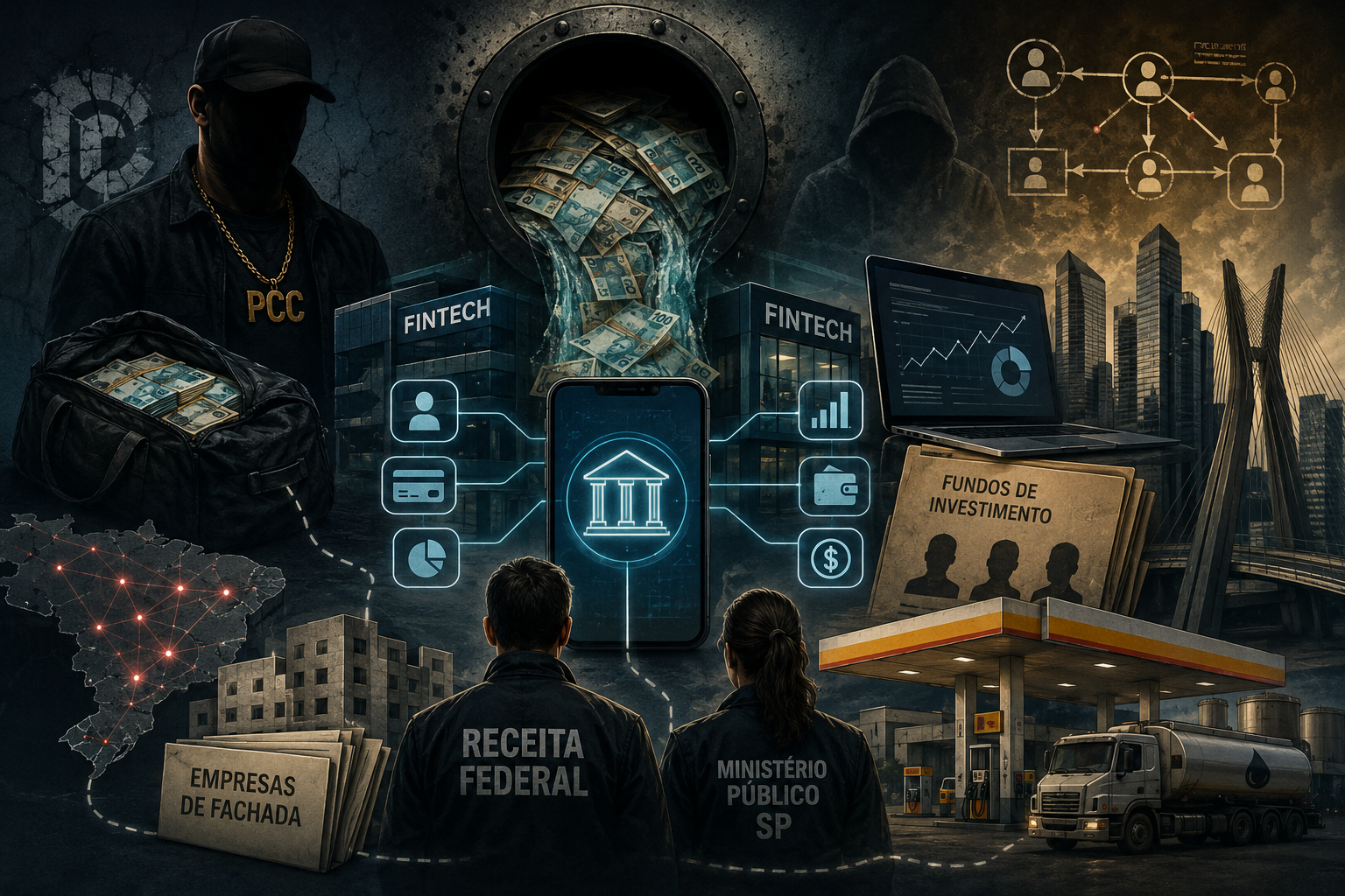 Fintechs, PCC e R$ 26 bilhões: o submundo financeiro que expõe as falhas do sistema